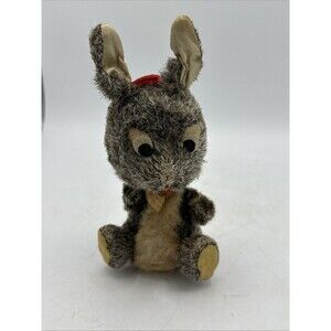 Vintage Rabbit Bobble Head Toy Animal Japan